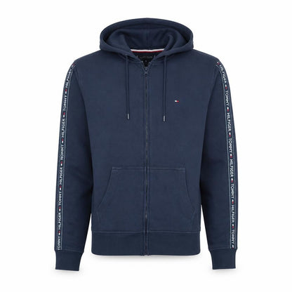 Mens UK Size M Tommy Hilfiger Blue Full Zip Hoodie