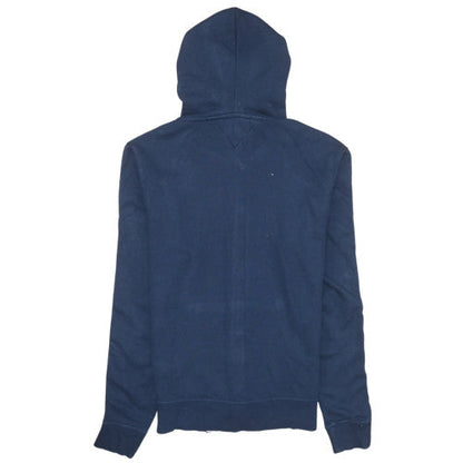 Mens UK Size M Tommy Hilfiger Blue Full Zip Hoodie