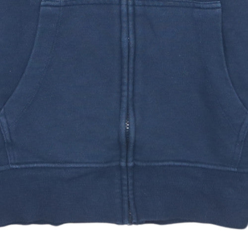 Mens UK Size M Tommy Hilfiger Blue Full Zip Hoodie