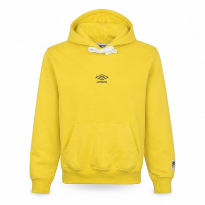 Mens UK Size M Umbro Yellow Pullover Hoodie
