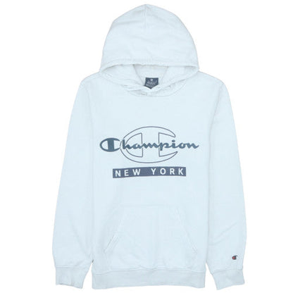 Mens UK Size XS Champion White Pullover Hoodie