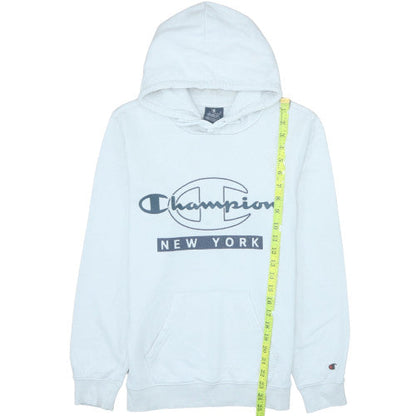 Mens UK Size XS Champion White Pullover Hoodie