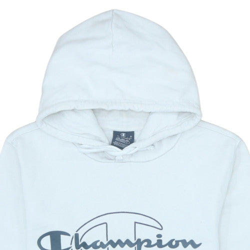 Mens UK Size XS Champion White Pullover Hoodie