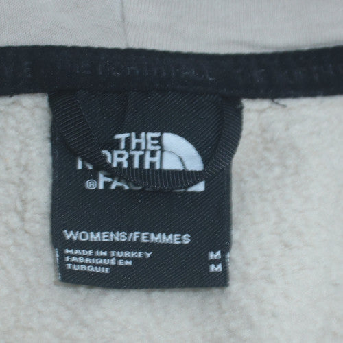 Womens UK Size M The North Face Beige Pullover Hoodie