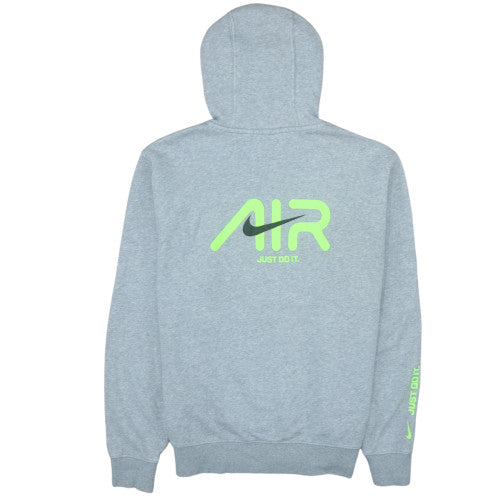 Mens UK Size M Nike Grey Pullover Hoodie