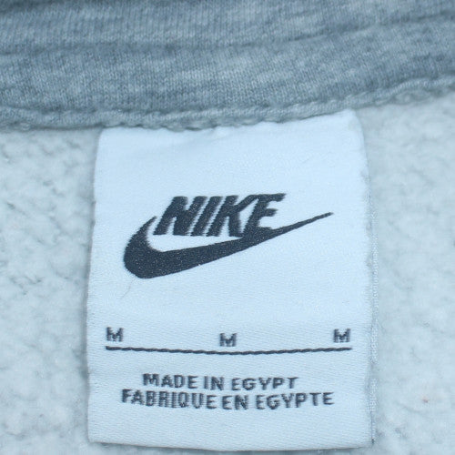 Mens UK Size M Nike Grey Pullover Hoodie