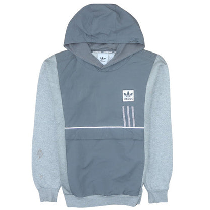 Mens UK Size S adidas Grey Pullover Hoodie