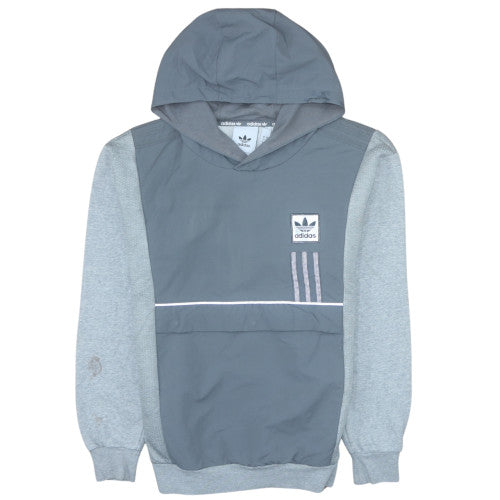 Mens UK Size S adidas Grey Pullover Hoodie