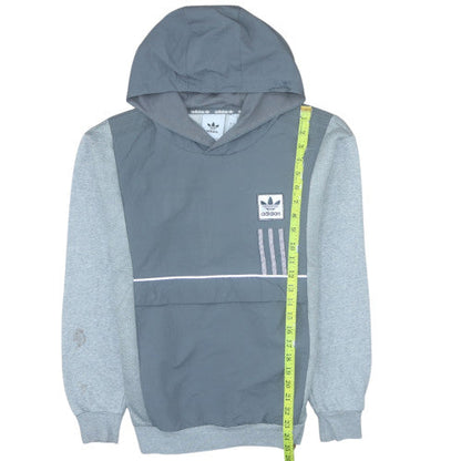 Mens UK Size S adidas Grey Pullover Hoodie