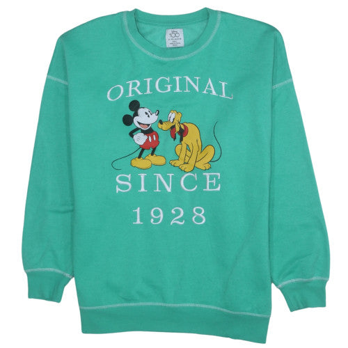 Womens UK Size L Primark Green Pullover Sweatshirt