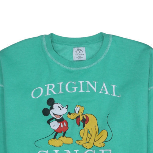Womens UK Size L Primark Green Pullover Sweatshirt