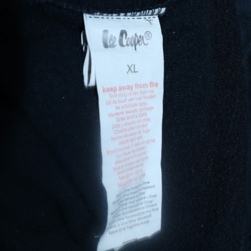 Mens UK Size XL Lee Cooper Black Pullover Hoodie