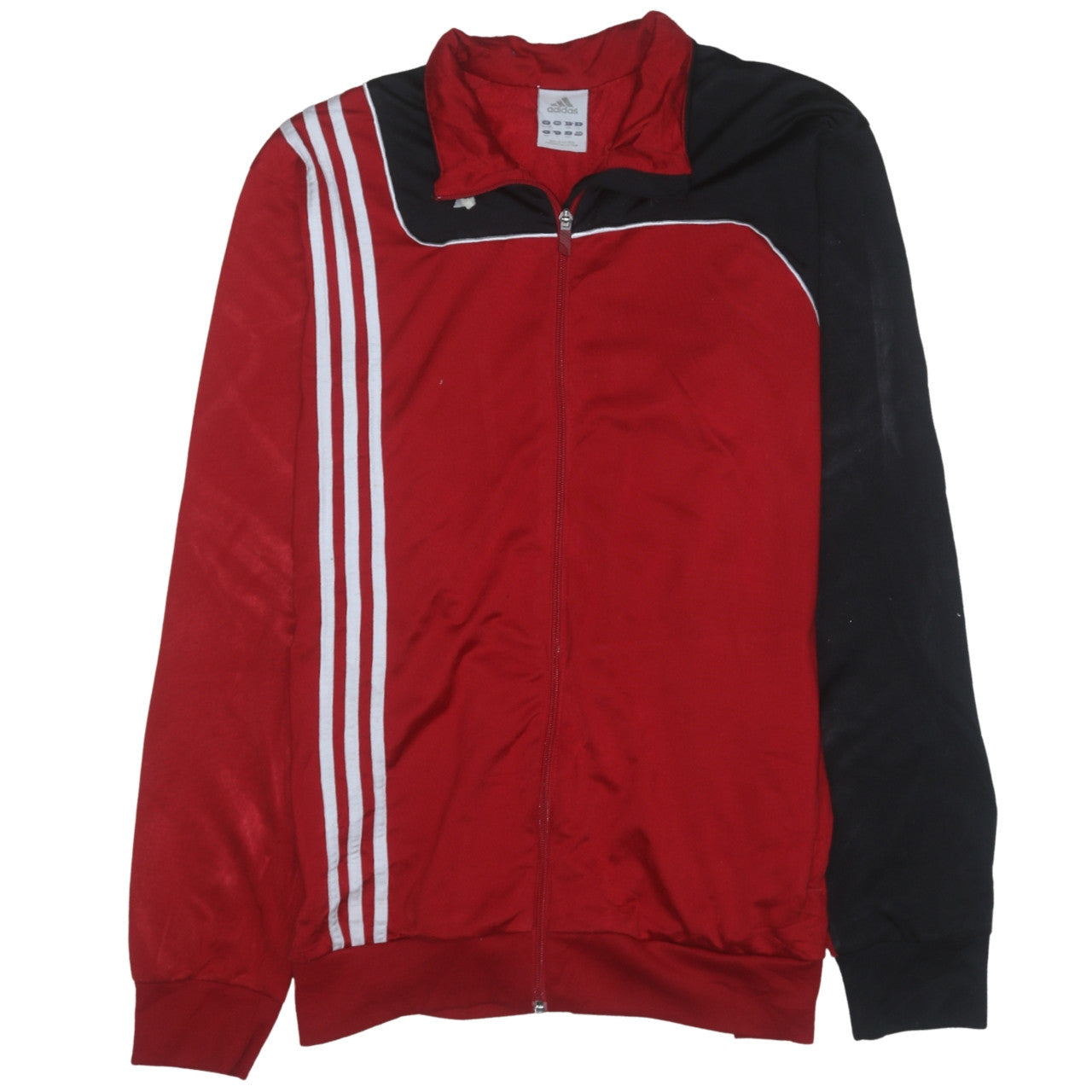 Mens UK Size M adidas Red Full Zip Sweatshirt