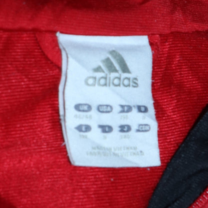 Mens UK Size M adidas Red Full Zip Sweatshirt