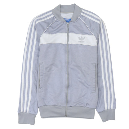 Mens UK Size S adidas Grey Full Zip Sweatshirt