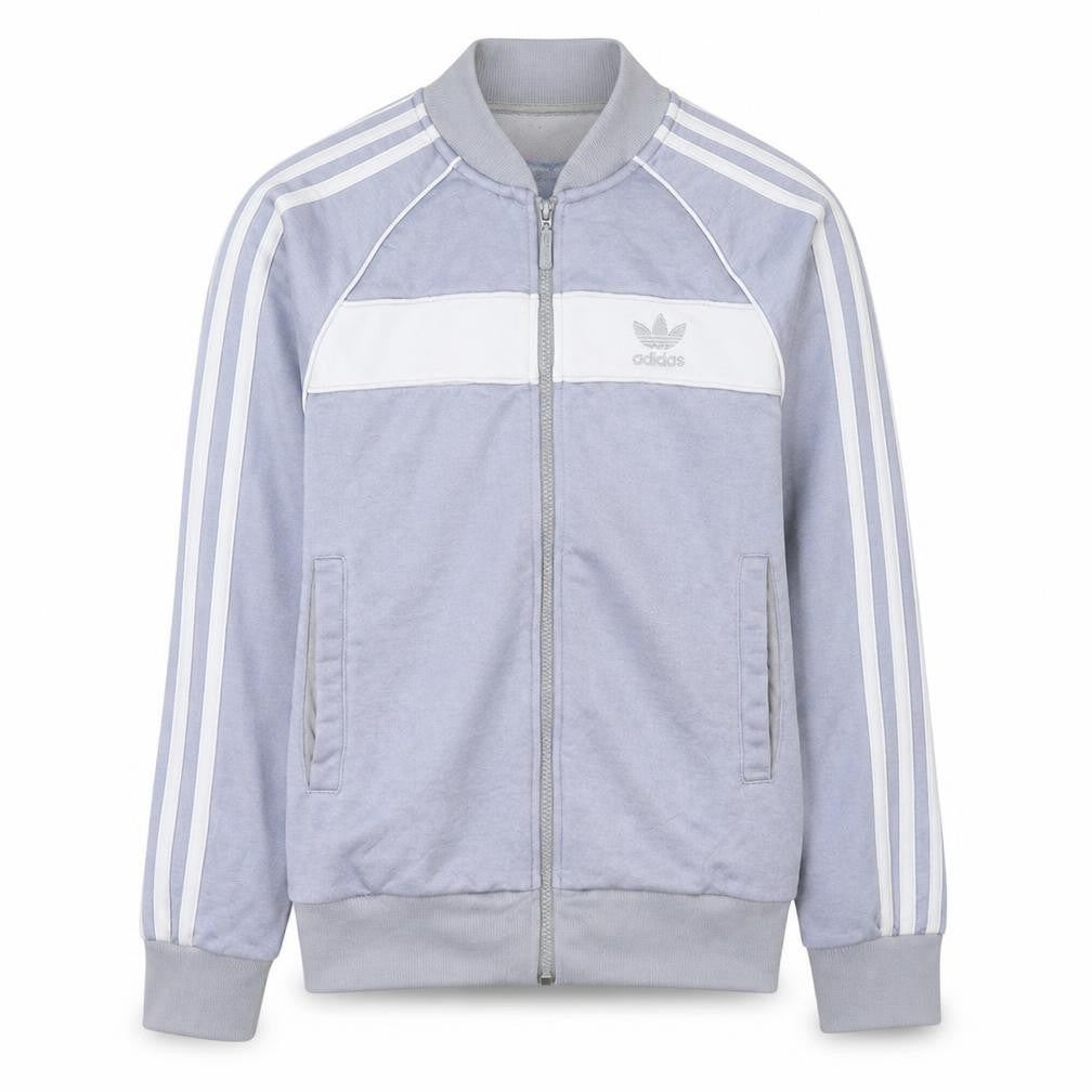 Mens UK Size S adidas Grey Full Zip Sweatshirt