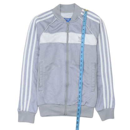 Mens UK Size S adidas Grey Full Zip Sweatshirt
