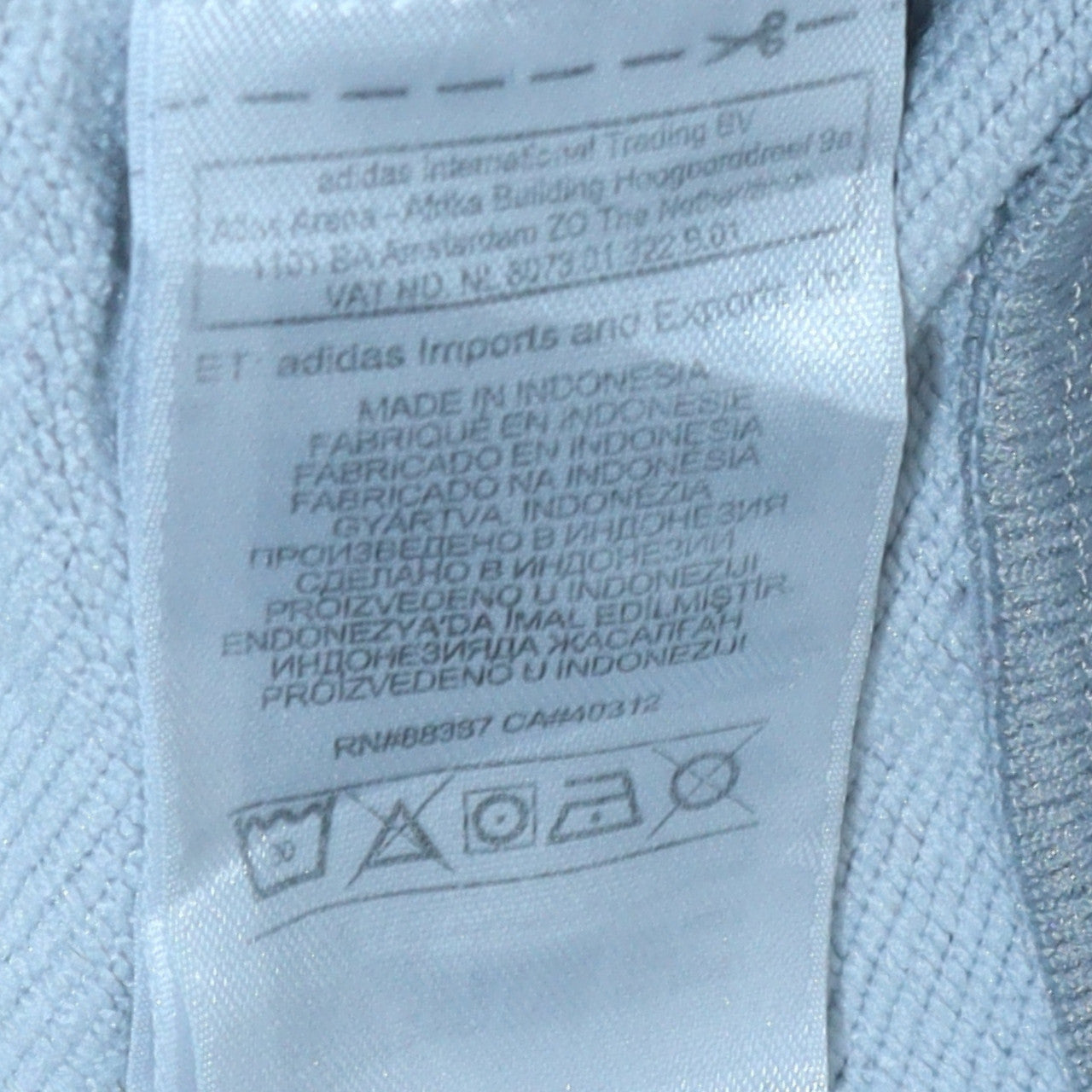 Mens UK Size S adidas Grey Full Zip Sweatshirt