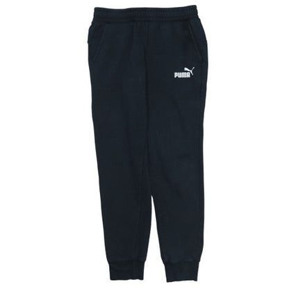 Mens UK Size S PUMA Regular Fit Jogger Black Trousers