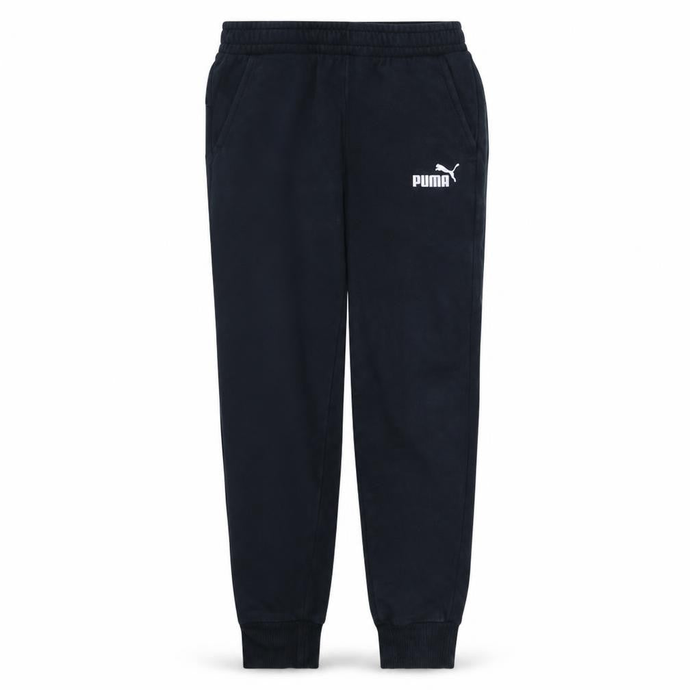 Mens UK Size S PUMA Regular Fit Jogger Black Trousers