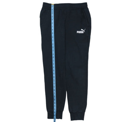 Mens UK Size S PUMA Regular Fit Jogger Black Trousers