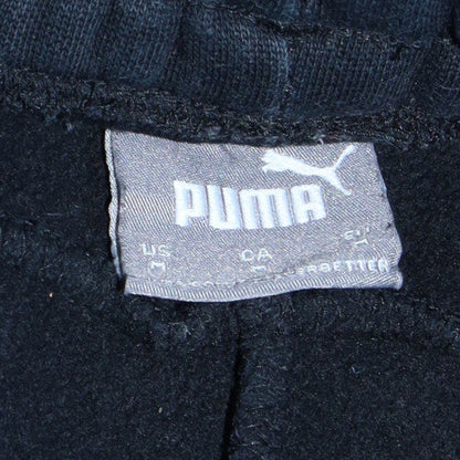Mens UK Size S PUMA Regular Fit Jogger Black Trousers