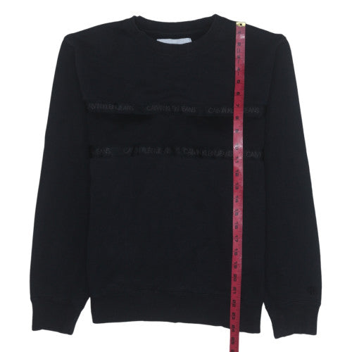 Mens UK Size M Calvin Klein Jeans Black Pullover Sweatshirt