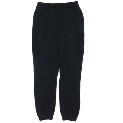 Mens UK Size S Under armour Relaxed Fit Jogger Black Trousers