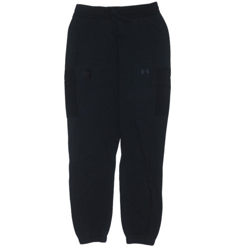 Mens UK Size S Under armour Relaxed Fit Jogger Black Trousers