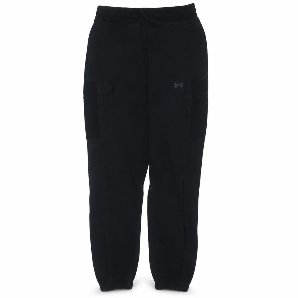 Mens UK Size S Under armour Relaxed Fit Jogger Black Trousers
