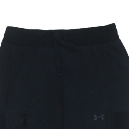 Mens UK Size S Under armour Relaxed Fit Jogger Black Trousers