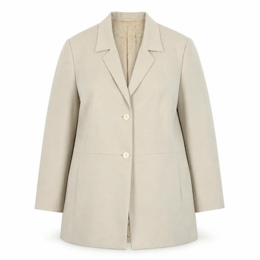 Gerry Weber Women’s Beige Blazer Jacket Size 18 Long Classic Lined
