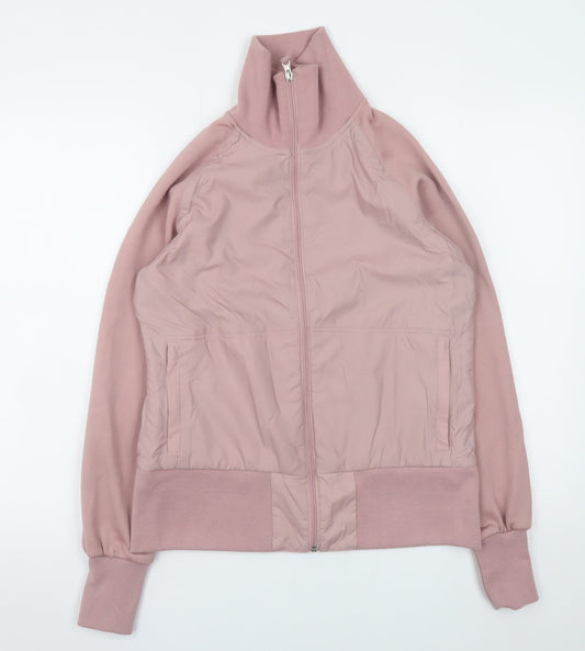 Womens UK Size L Mitch & Co. Pink Bomber Jacket