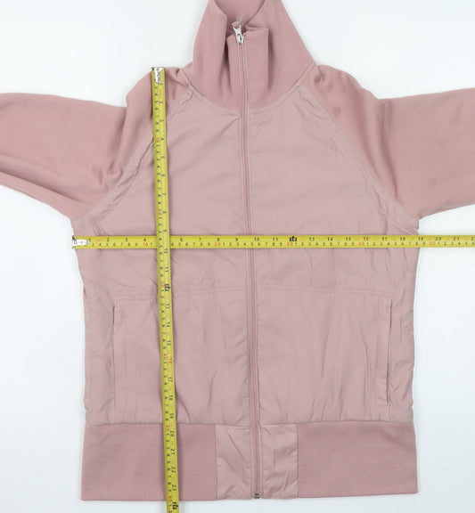 Womens UK Size L Mitch & Co. Pink Bomber Jacket