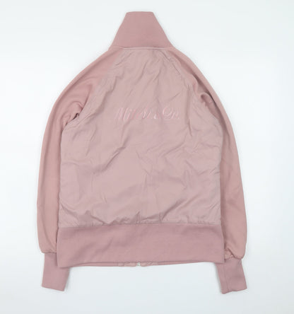 Womens UK Size L Mitch & Co. Pink Bomber Jacket