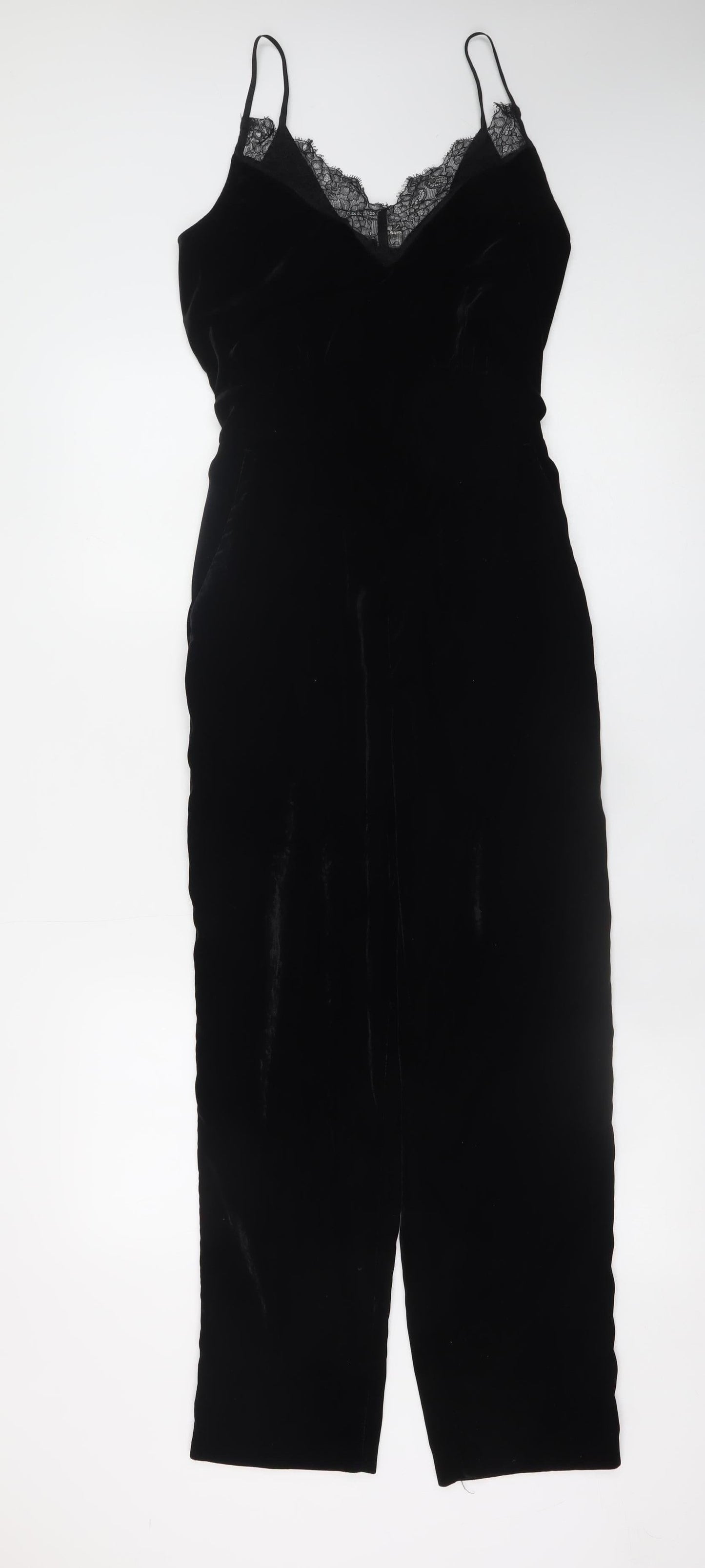 Womens UK Size 6 H&M One-Piece Black Jumpsuit