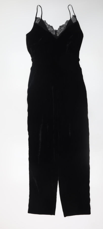 Womens UK Size 6 H&M One-Piece Black Jumpsuit