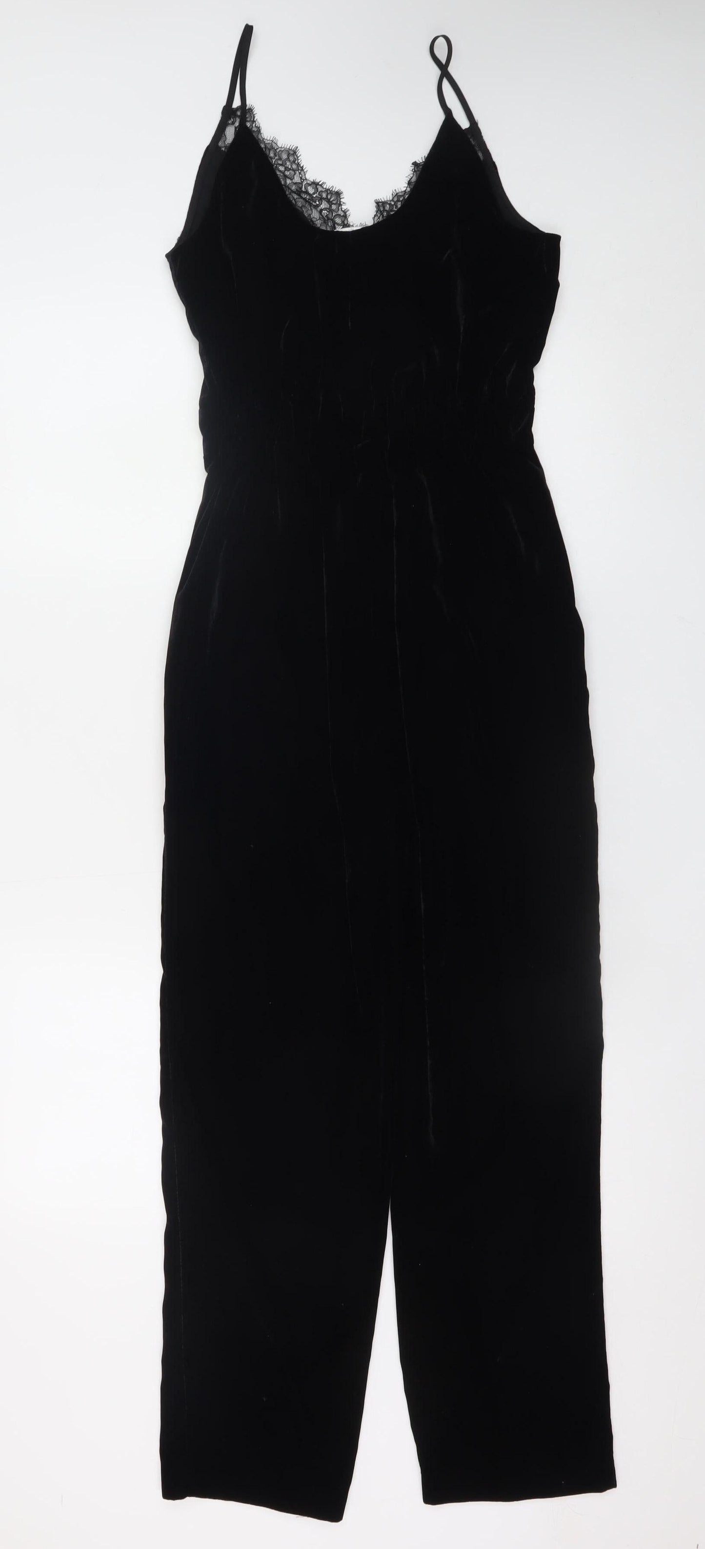 Womens UK Size 6 H&M One-Piece Black Jumpsuit