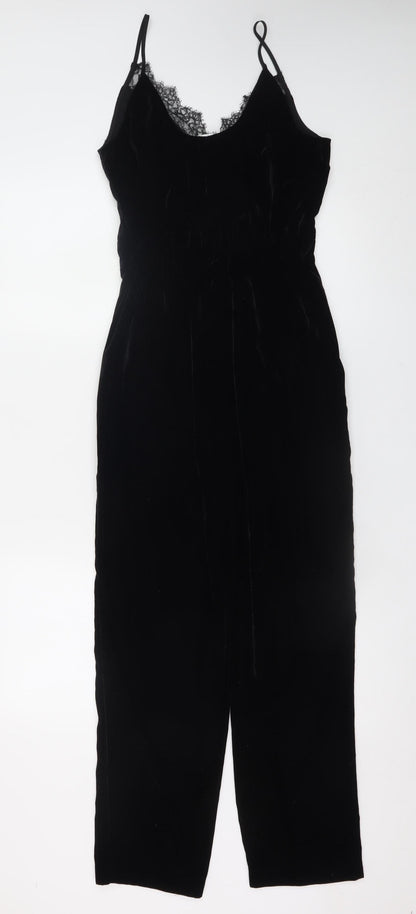 Womens UK Size 6 H&M One-Piece Black Jumpsuit