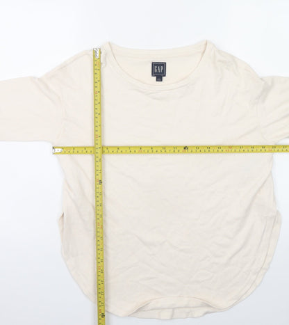 Womens UK Size XS Gap Beige Pullover Jumper