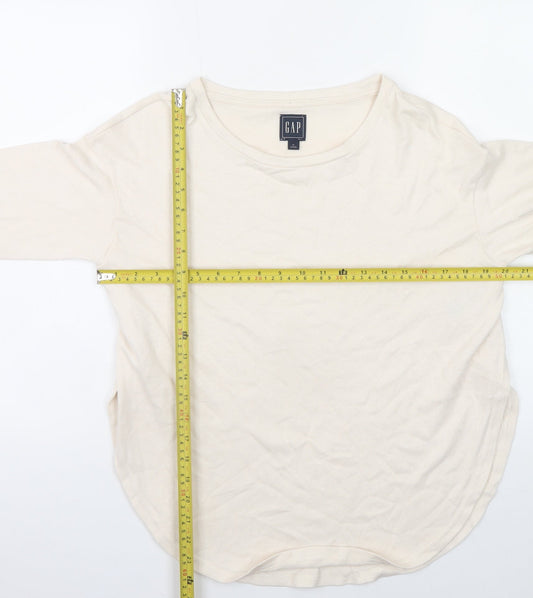 Womens UK Size XS Gap Beige Pullover Jumper