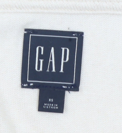Womens UK Size XS Gap Beige Pullover Jumper