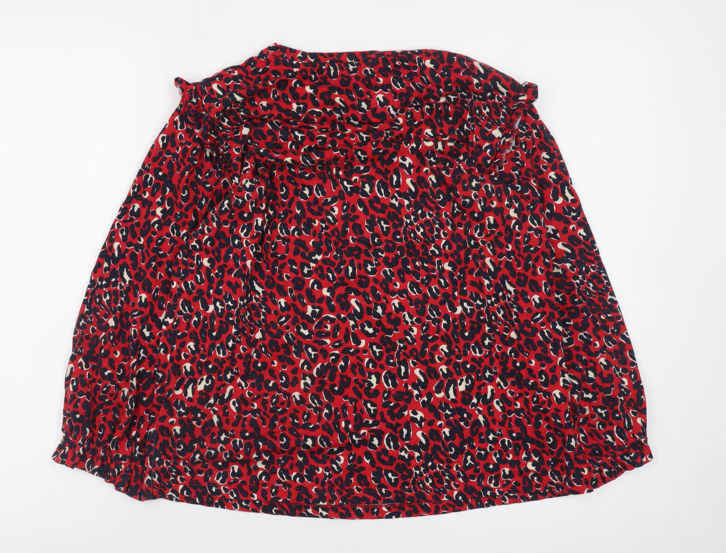 Womens UK Size 12 Joules Red Tunic Blouse