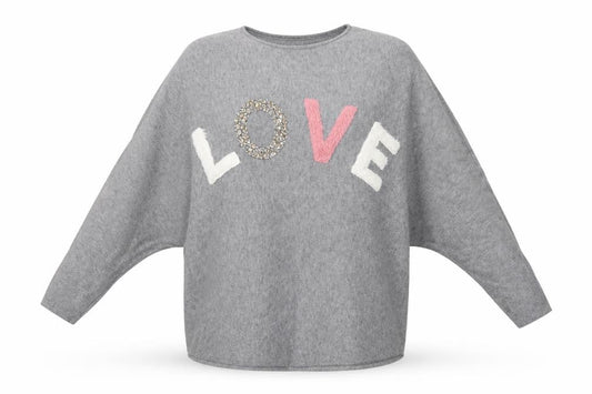 Womens UK Size M Apricot Grey Pullover Jumper
