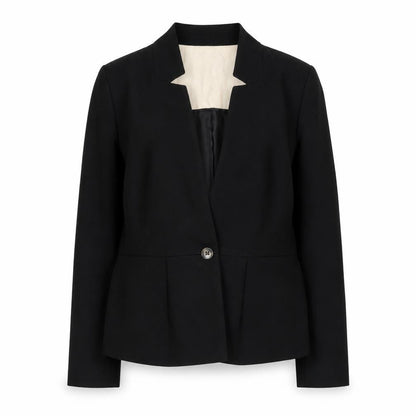 H&M Women's Black Blazer Jacket Size 8 Classic Business Style