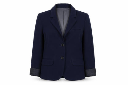 Gap Women Blue Regular Fit Blazer Jacket Size 6 Lined Business Workwear