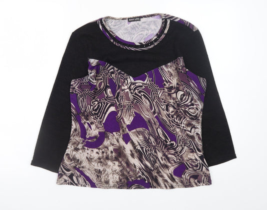 Womens UK Size 14 Jenny Loyd Multicoloured Jersey T-Shirt