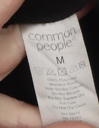 Mens UK Size M common people Black Basic Jacket