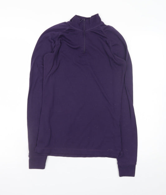 Womens UK Size 14 Parallel Purple Pullover Sweatshirt