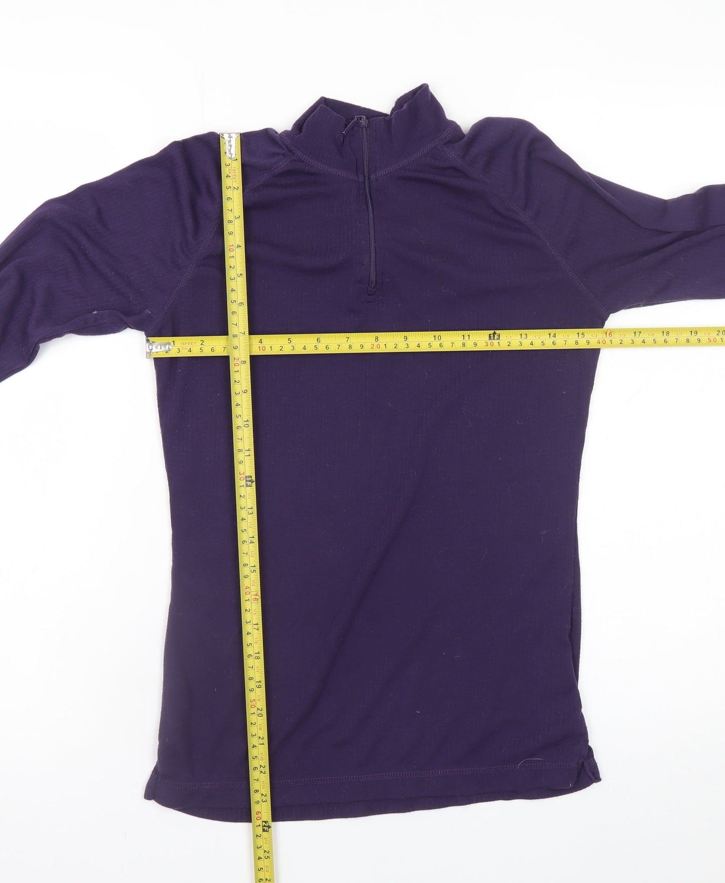 Womens UK Size 14 Parallel Purple Pullover Sweatshirt
